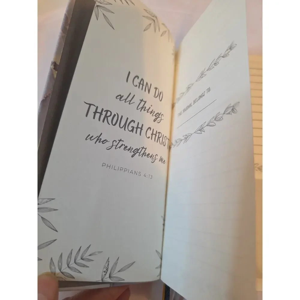 Prayer Journal With Christian Verses Pocket Purse